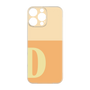 Premium Panel［ Original - initial two tone - D orange ］