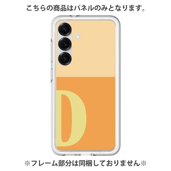 Premium Panel［ Original - initial two tone - D orange ］
