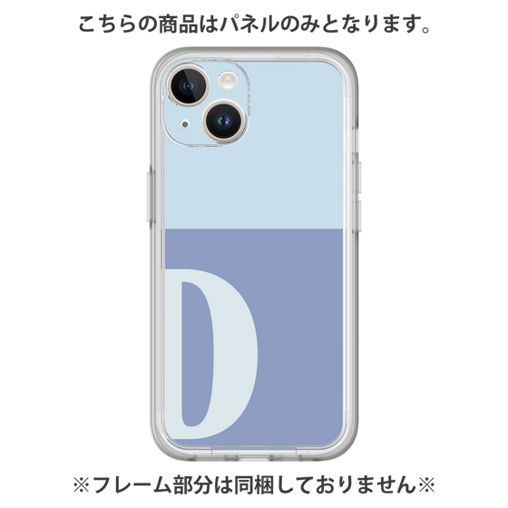 Premium Panel［ Original - initial two tone - D blue ］
