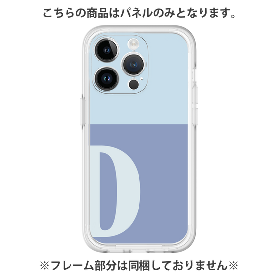 Premium Panel［ Original - initial two tone - D blue ］