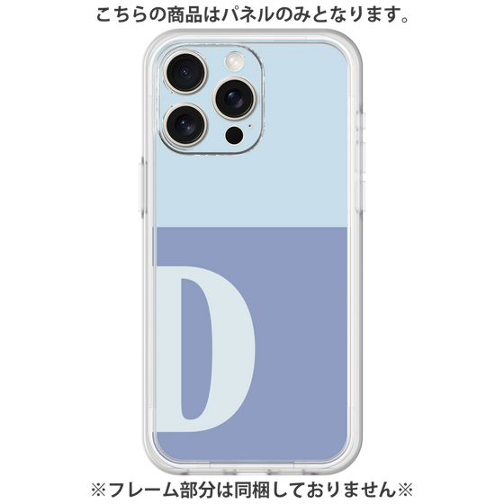 Premium Panel［ Original - initial two tone - D blue ］