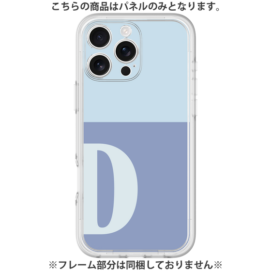 Premium Panel［ Original - initial two tone - D blue ］