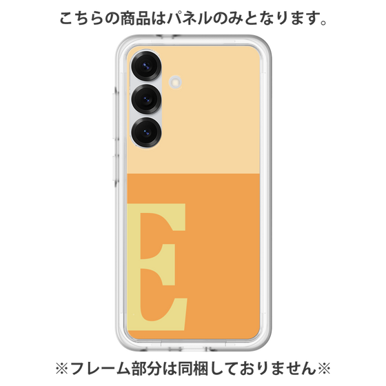 Premium Panel［ Original - initial two tone - E orange ］