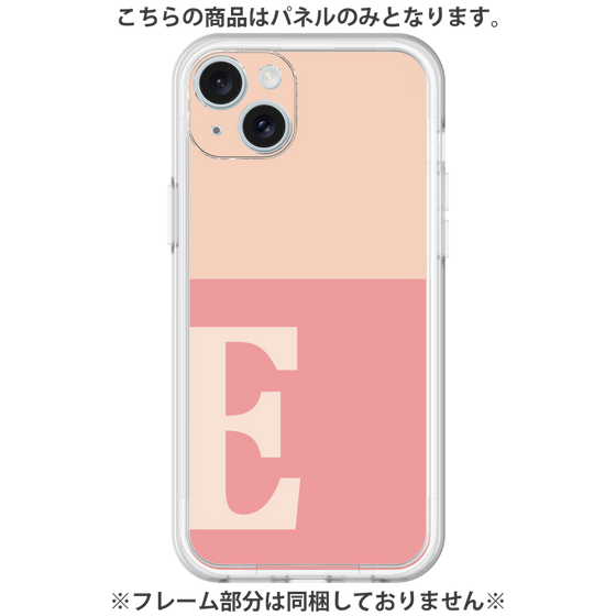 Premium Panel［ Original - initial two tone - E pink ］