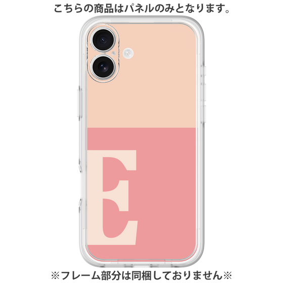 Premium Panel［ Original - initial two tone - E pink ］