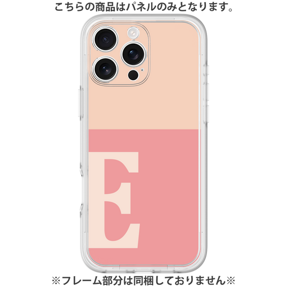 Premium Panel［ Original - initial two tone - E pink ］