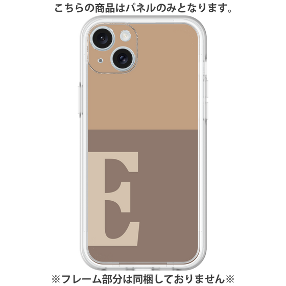 Premium Panel［ Original - initial two tone - E brown ］