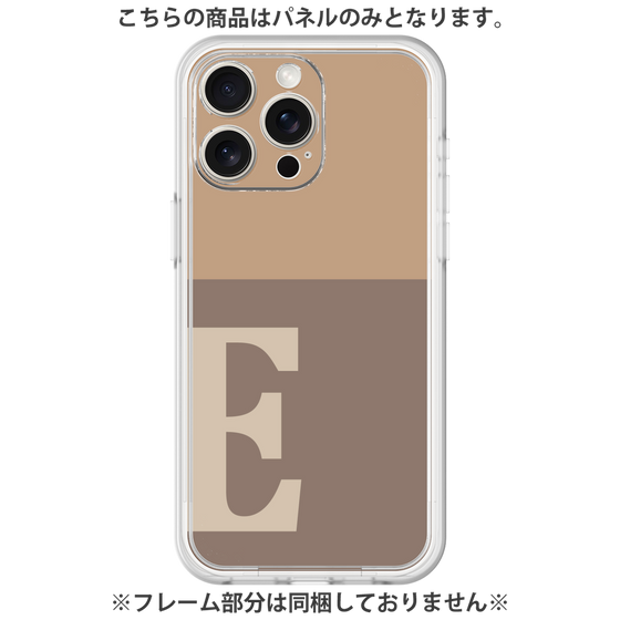 Premium Panel［ Original - initial two tone - E brown ］