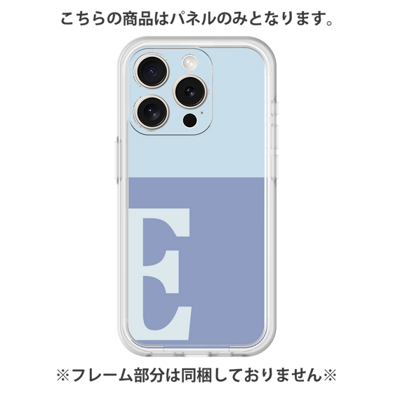 Premium Panel［ Original - initial two tone - E blue ］