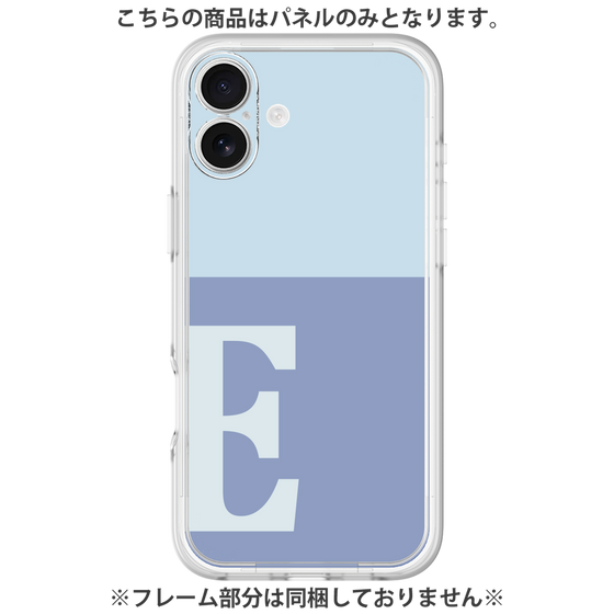 Premium Panel［ Original - initial two tone - E blue ］