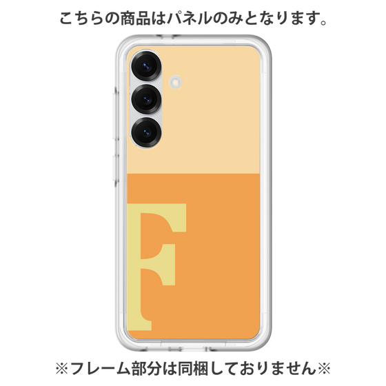 Premium Panel［ Original - initial two tone - F orange ］