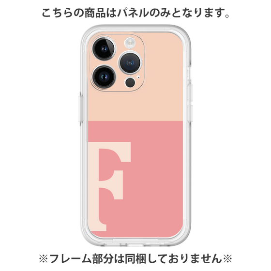 Premium Panel［ Original - initial two tone - F pink ］