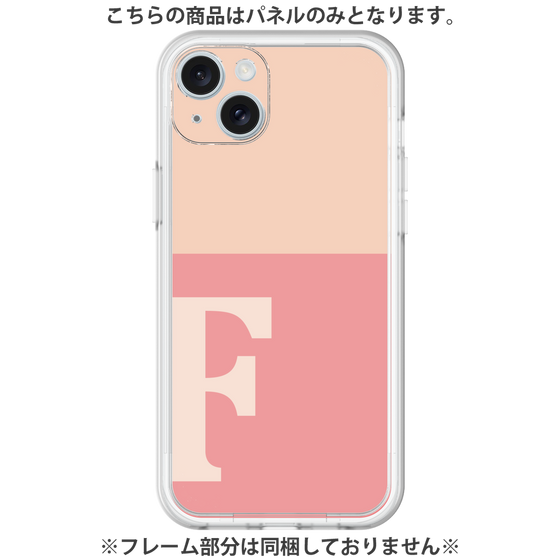 Premium Panel［ Original - initial two tone - F pink ］