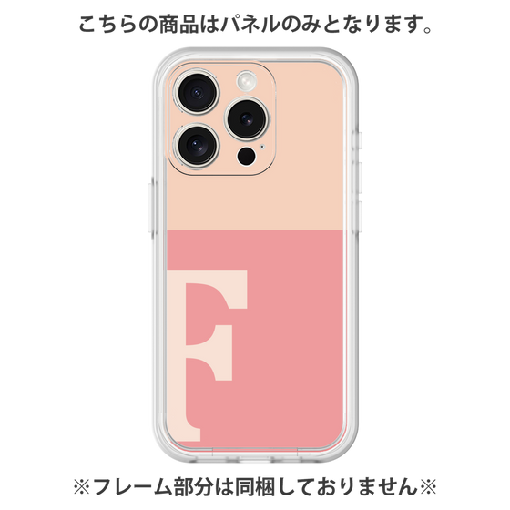 Premium Panel［ Original - initial two tone - F pink ］