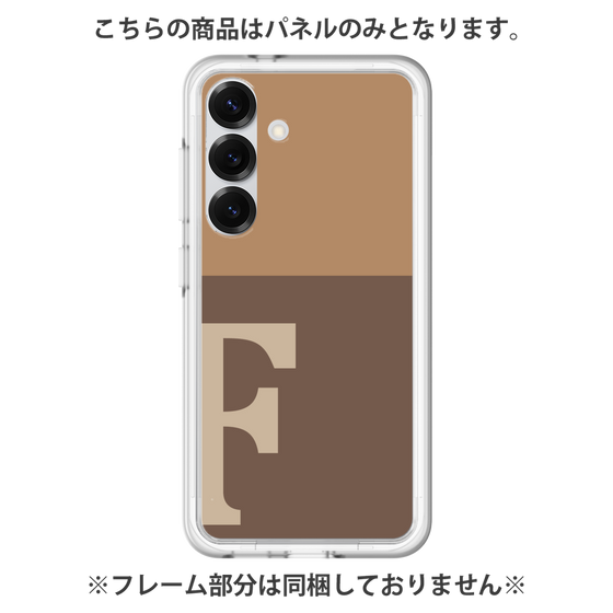 Premium Panel［ Original - initial two tone - F brown ］