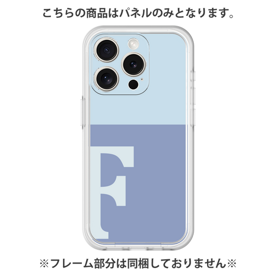Premium Panel［ Original - initial two tone - F blue ］