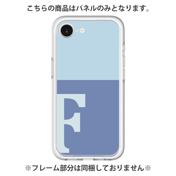 Premium Panel［ Original - initial two tone - F blue ］