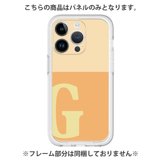 Premium Panel［ Original - initial two tone - G orange ］