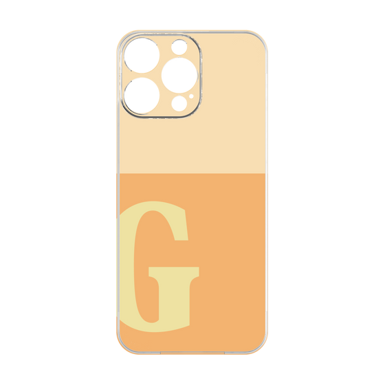 Premium Panel［ Original - initial two tone - G orange ］
