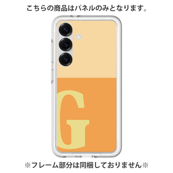 Premium Panel［ Original - initial two tone - G orange ］