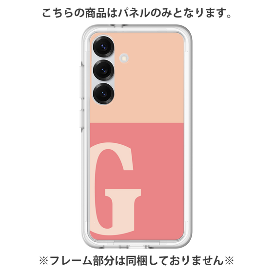 Premium Panel［ Original - initial two tone - G pink ］
