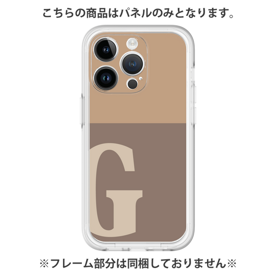 Premium Panel［ Original - initial two tone - G brown ］
