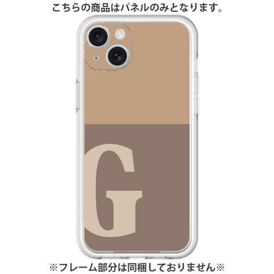 Premium Panel［ Original - initial two tone - G brown ］