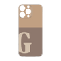 Premium Panel［ Original - initial two tone - G brown ］