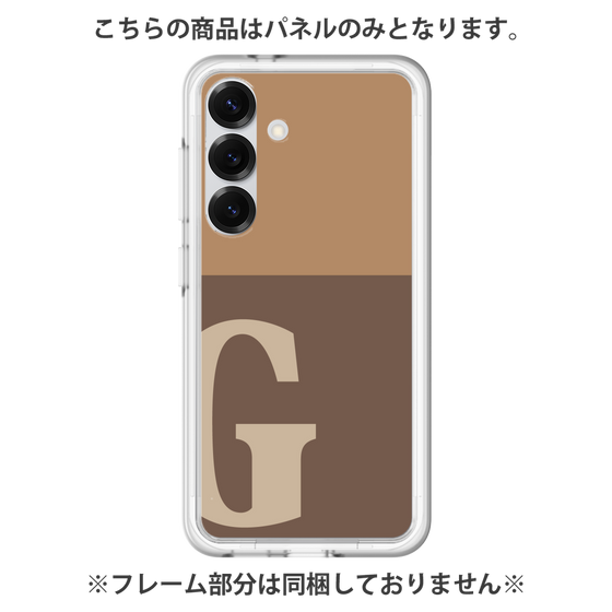 Premium Panel［ Original - initial two tone - G brown ］