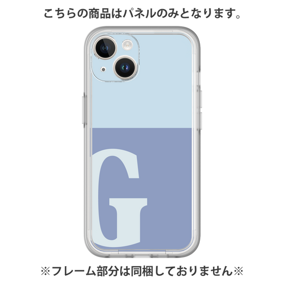 Premium Panel［ Original - initial two tone - G blue ］