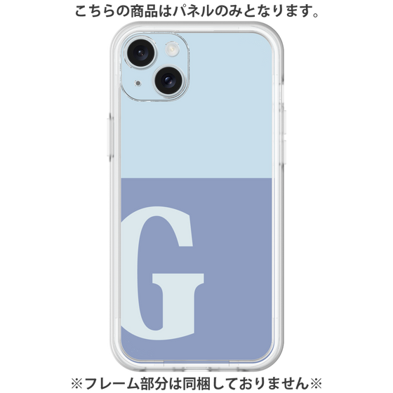 Premium Panel［ Original - initial two tone - G blue ］
