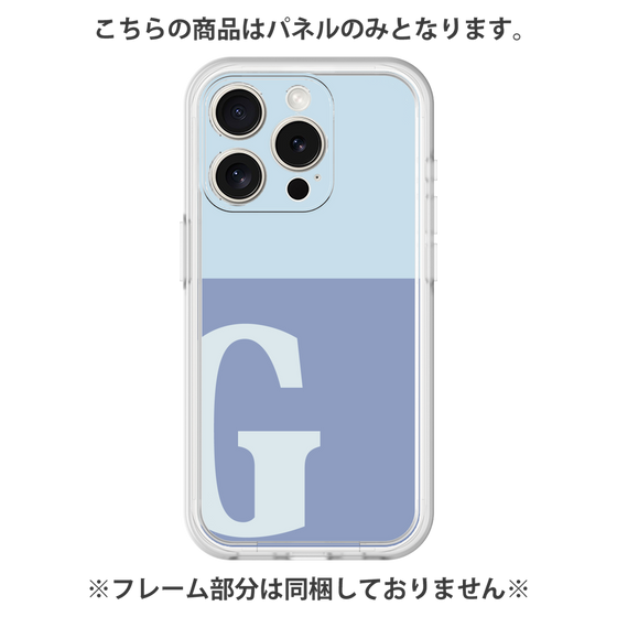Premium Panel［ Original - initial two tone - G blue ］