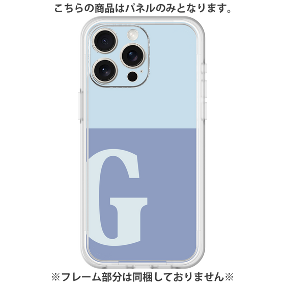 Premium Panel［ Original - initial two tone - G blue ］