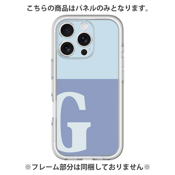 Premium Panel［ Original - initial two tone - G blue ］