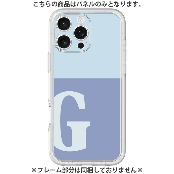 Premium Panel［ Original - initial two tone - G blue ］