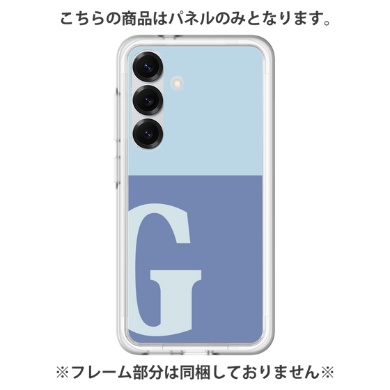 Premium Panel［ Original - initial two tone - G blue ］