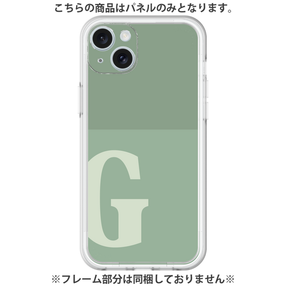 Premium Panel［ Original - initial two tone - G green ］