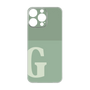 Premium Panel［ Original - initial two tone - G green ］