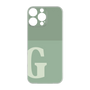 Premium Panel［ Original - initial two tone - G green ］