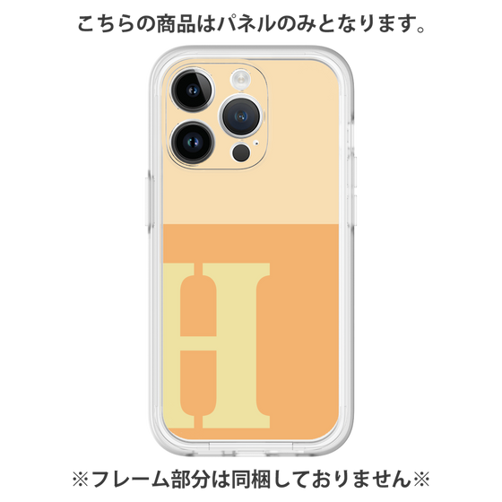 Premium Panel［ Original - initial two tone - H orange ］