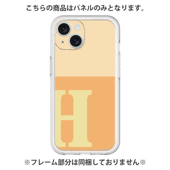 Premium Panel［ Original - initial two tone - H orange ］