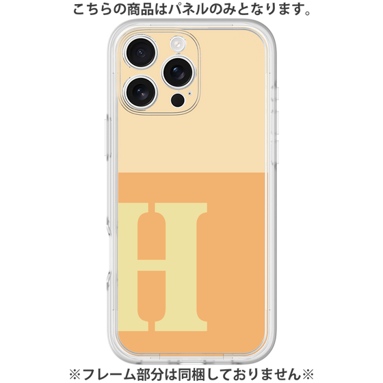 Premium Panel［ Original - initial two tone - H orange ］