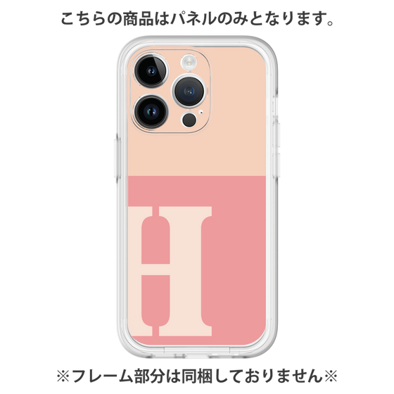 Premium Panel［ Original - initial two tone - H pink ］
