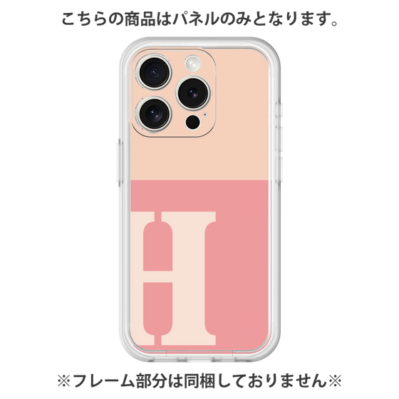 Premium Panel［ Original - initial two tone - H pink ］
