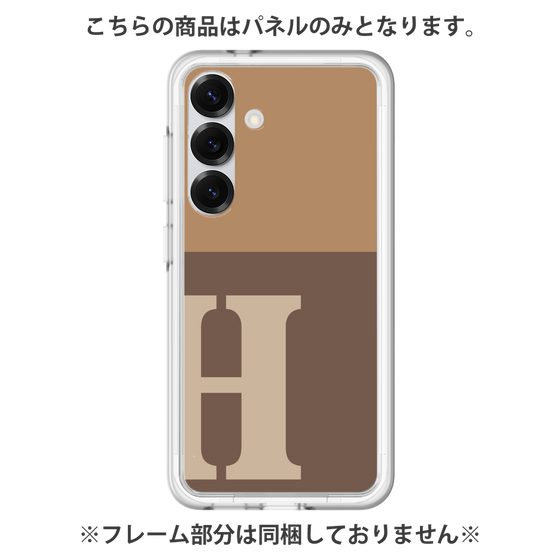 Premium Panel［ Original - initial two tone - H brown ］
