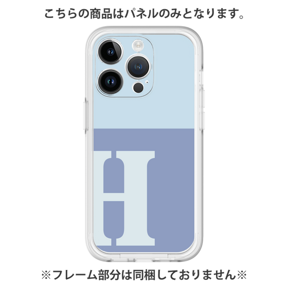 Premium Panel［ Original - initial two tone - H blue ］