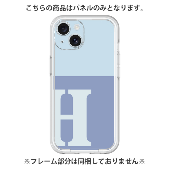 Premium Panel［ Original - initial two tone - H blue ］