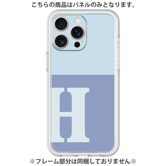 Premium Panel［ Original - initial two tone - H blue ］