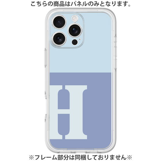 Premium Panel［ Original - initial two tone - H blue ］