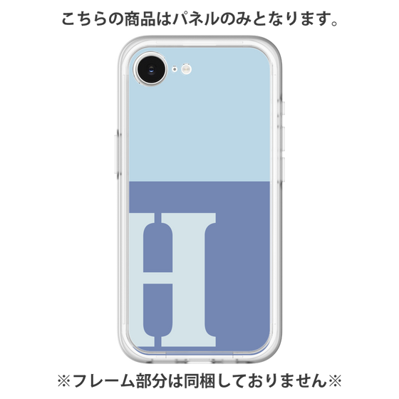 Premium Panel［ Original - initial two tone - H blue ］